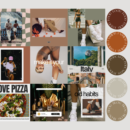 Vintage & Editorial Instagram Templates