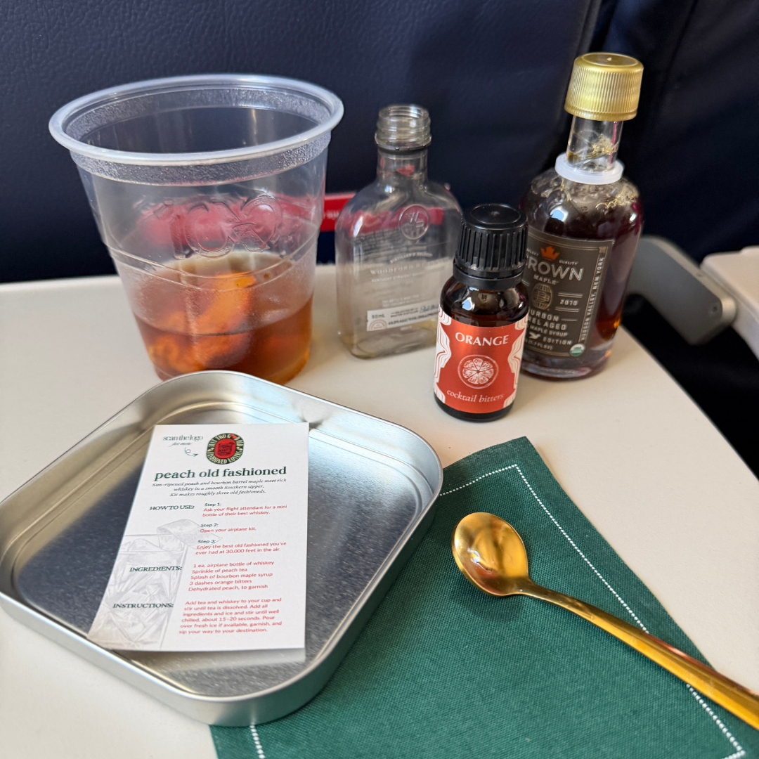 PRE-ORDER: Carry-On Cocktail Kit: Peach Old Fashioned