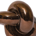 Load image into Gallery viewer, bronze ceramic twisted knot
