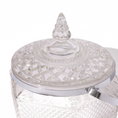 Load image into Gallery viewer, vintage glass diamond patterned ice bucket
