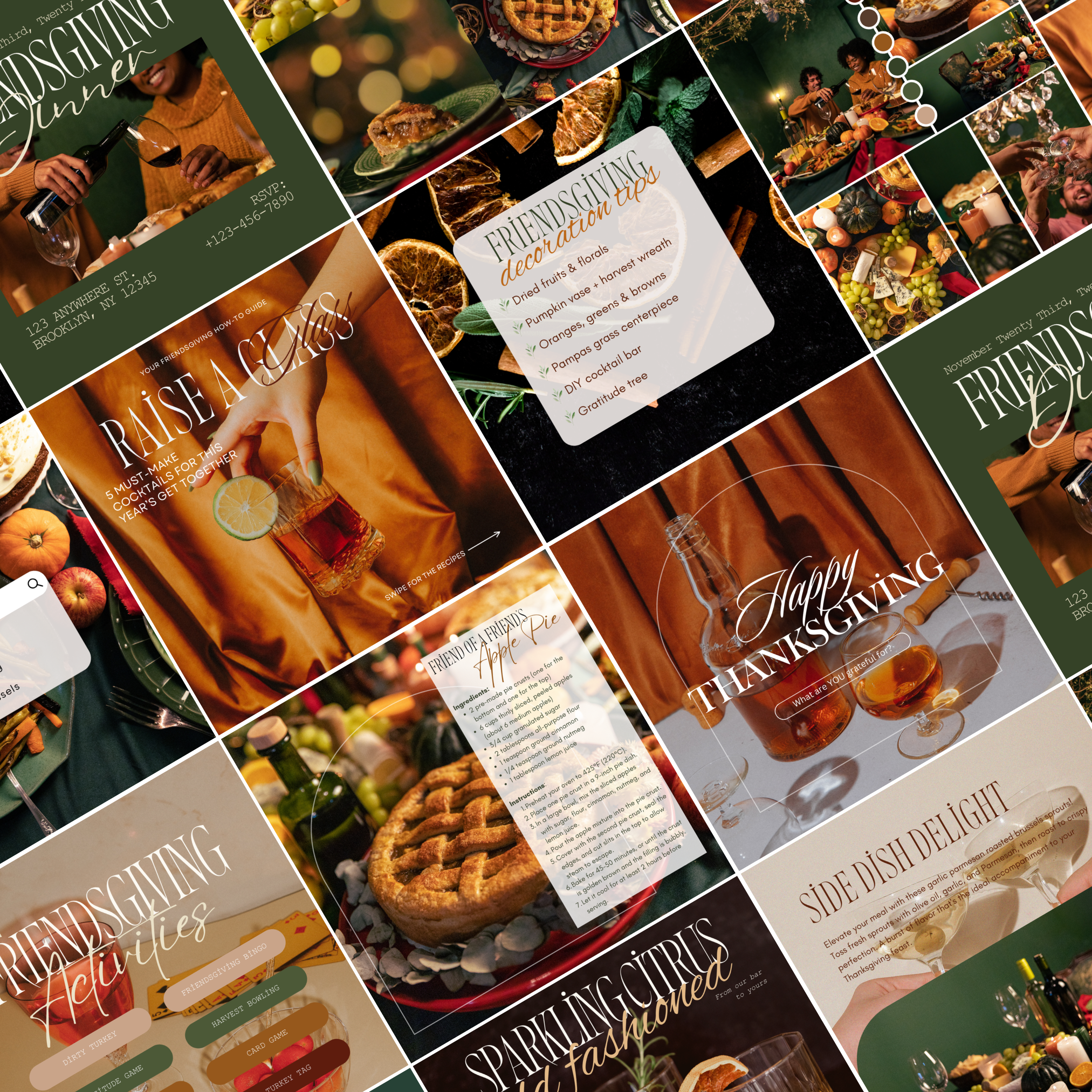 Thankful & Grateful Instagram Templates